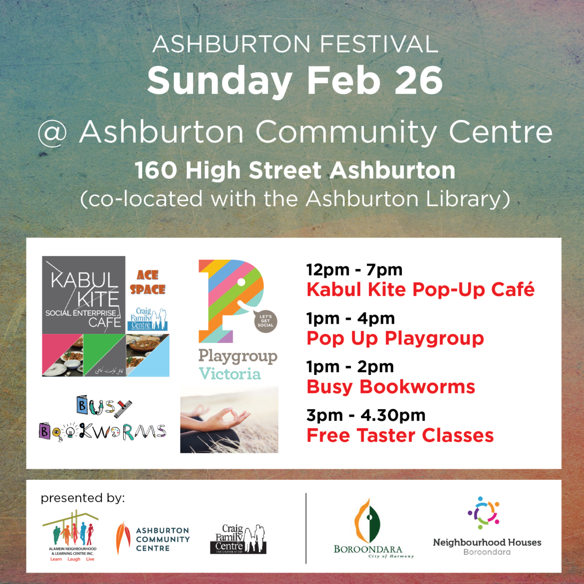 Visit the Ashburton Community Centre at the Ashburton Festival Ashburton Community Centre